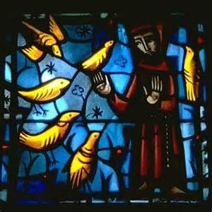 Stained glass of St Francis of Assisi (Taize)