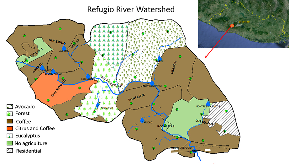 Watershed map.