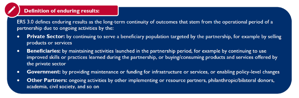 New USAID Report on Private Sector’s Role in Sustainability and Scale: 5 key takeaways from the Enduring Results Study